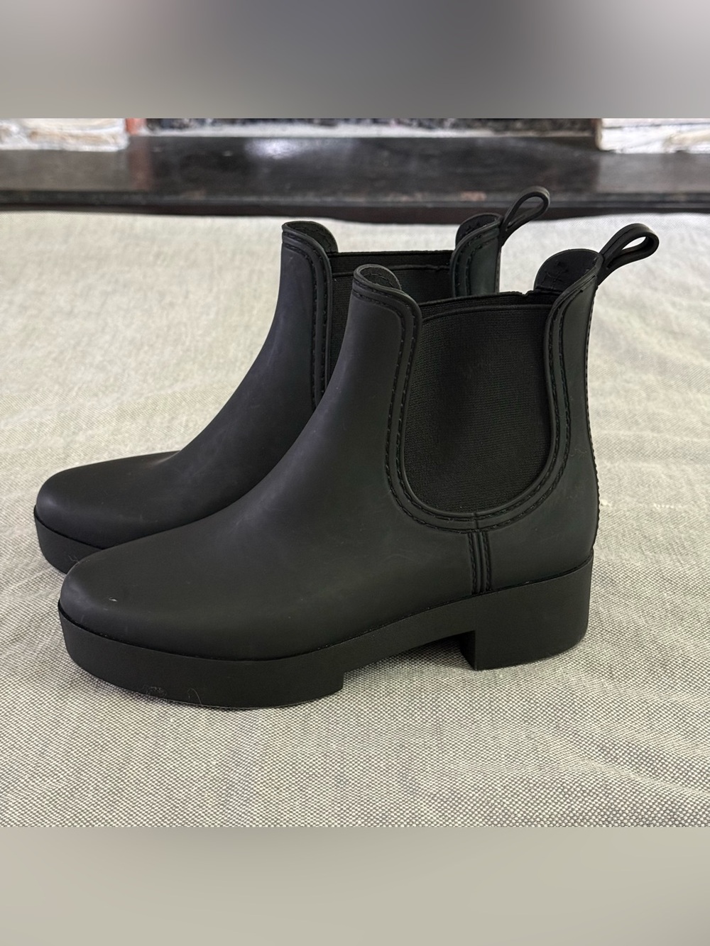 Jeffrey Campbell Black Chelsea Ankle Booties